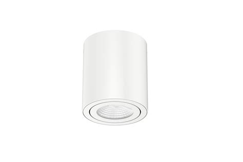 Dl130 Surface Mounted Black Cylinder Downlight Upshine Lighting