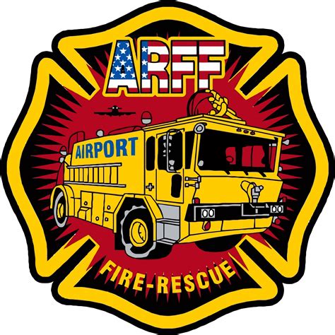 Airport Rescue Fire Fighter Stickers By Thelosthosecompany Design By