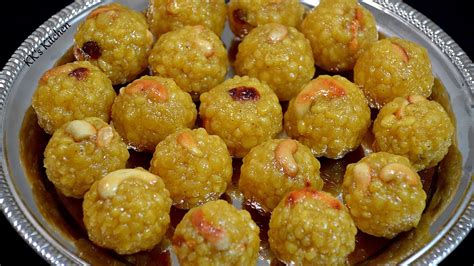 Boondi Ladoo Traditional Indian Sweet Ladoo Recipe Homemade Ladoo