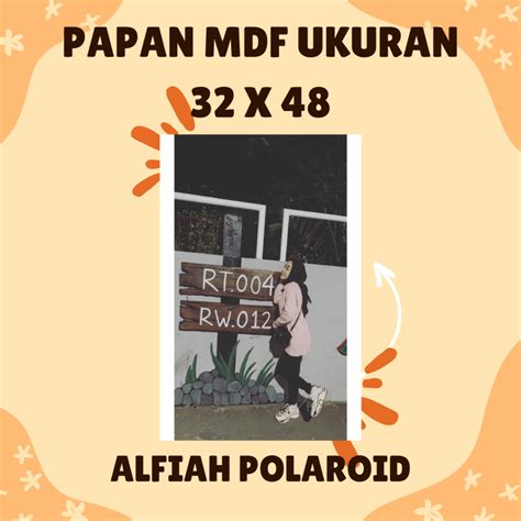 Jual CETAK FOTO PLUS PAPAN MDF 24R 32 X 48 PRODUK TERMURAH DAN