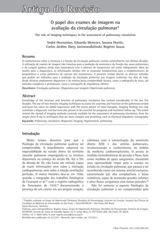 O Papel Dos Exames De Imagem Na Hp PDF