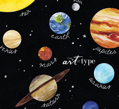 Solar System Planets Poster Print INSTANT DOWNLOAD 8x10 16x20 - Etsy