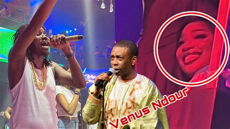 Venus Ndour la fille de Youssou Ndour débarque en surprise à la soirée