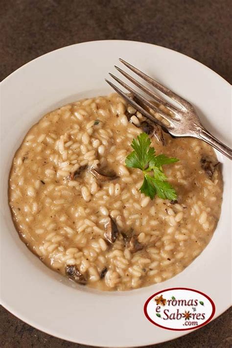 Aromas E Sabores Risoto De Funghi Gorgonzola