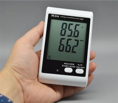 DWL 10 Series LCD Display Sound Alarm Temperature Data Logger Recorder