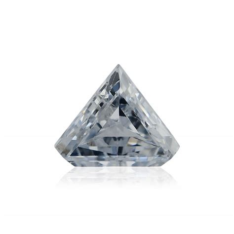 0.36 carat, Fancy Blue Diamond, Triangle Shape, SI2 Clarity, GIA, SKU ...