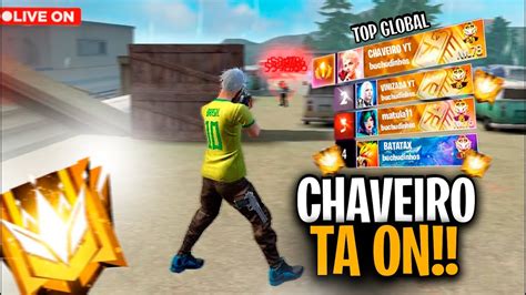 Free Fire Ao Vivo Rumo Ao Desafiante Estrelas Chaveiro Da