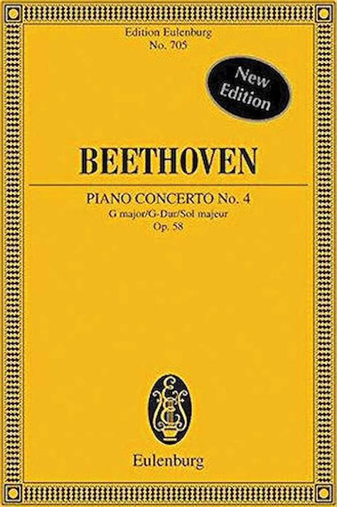 Piano Concerto No4 Op58 In G Major For Sale Online Ebay