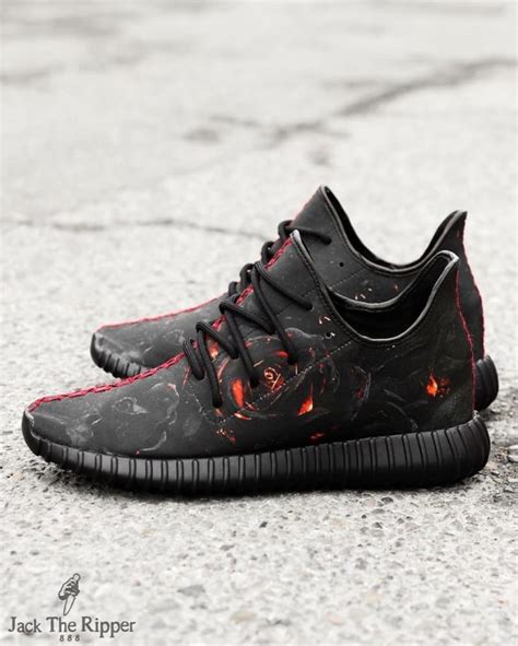 Adidas Yeezy 350 Boost Evol Custom By Jack The Ripper Adidas Yeezy