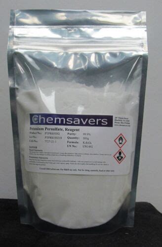 Potassium Persulfate Reagent 99 9 500g Ebay