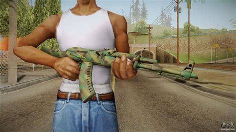 CS GO AK 47 Jungle Spray Skin For GTA San Andreas