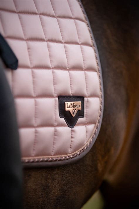 Lemieux Schabracke Loire Classic Satin Dressage Square Ros