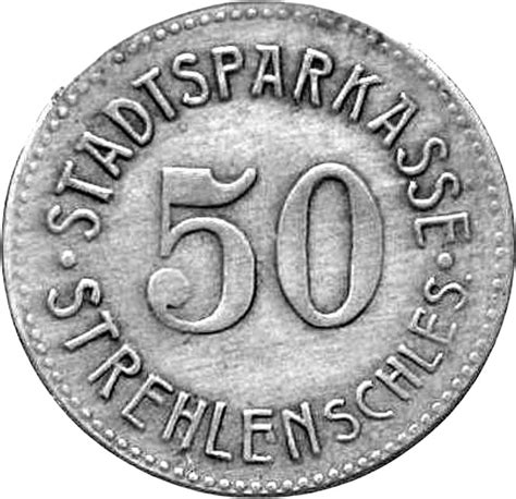 50 Pfennigs Strehlen City Of Strehlen Silesia Numista