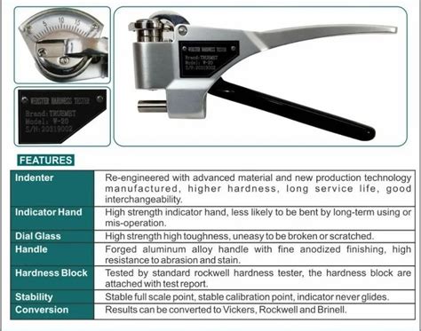 Analog Webster Hardness Tester W Hrc Hw At Rs In Jaipur