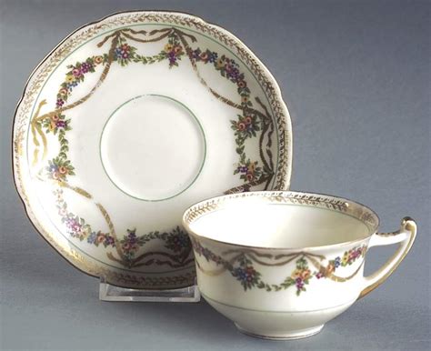 5034 Footed Cup Saucer Set By Epiag Replacements Ltd