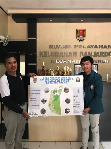 Mahasiswa Kkn Undip Membuat Peta Potensi Wisata Untuk Kelurahan