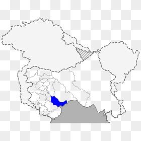 District Doda Map Of J&k, HD Png Download - vhv