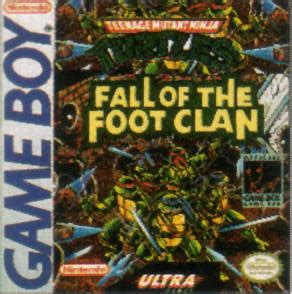 teenage mutant ninja turtles fall   foot clan  game boy