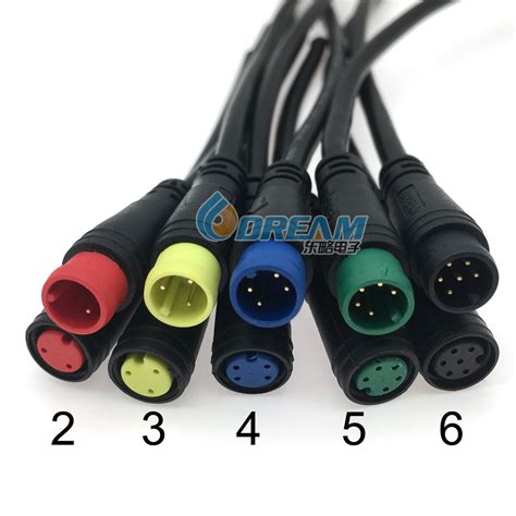 Ip65 2 3 4 5 6 Pinmale Female M6 M7 M8 Waterproof Connector Shenzhen