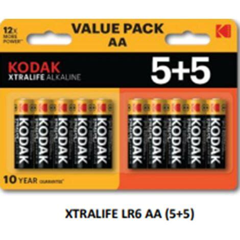 Blister Kodak Batterie Alcaline Xtralife Aa Lr Blister