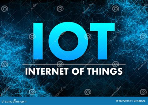 IOT Internet Of Things Spider Web Of Network Connections Vector