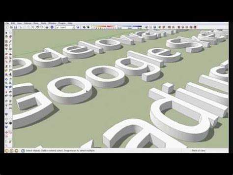 Modelowanie D W Google Sketchup Pierwszy Kontakt Youtube