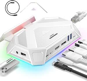 Amazon Jsaux Rgb Docking Station For Steam Deck Oled Rog Ally X