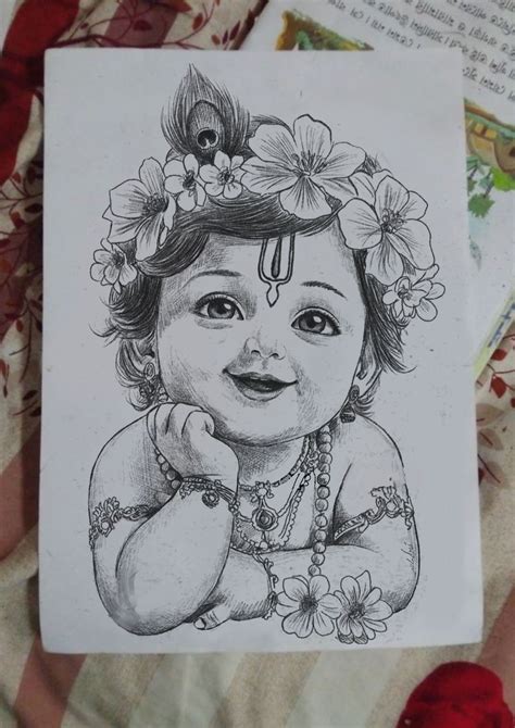 krishna images sketches artofit