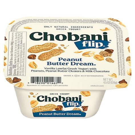 Chobani Flip Peanut Butter Dream Greek Yogurt