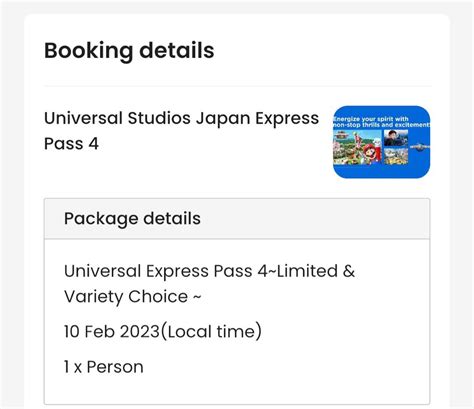 Universal studio Japan express pass, Tickets & Vouchers, Flights ...