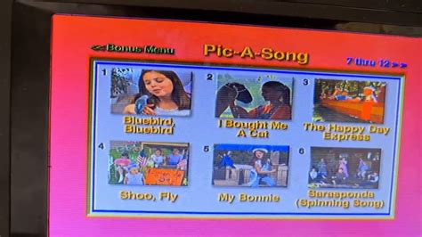 Cedarmont Kids Preschool Songs Dvd Menu Youtube