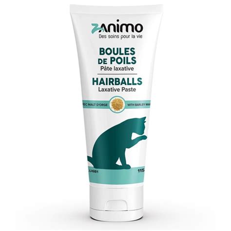 Boule de poils Pâte Laxative pour chats Zanimo DYNO CA