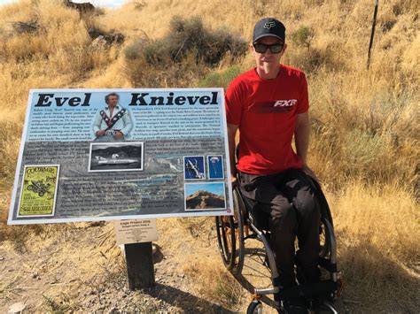 Brent Worrall Visits The Famous Evel Knievel Snake River Canyon Jump