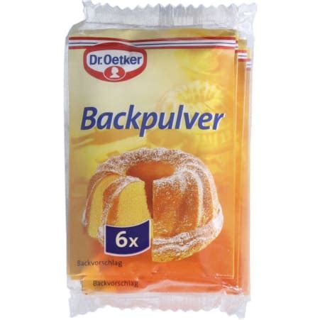 Dr Oetker Backpulver 6er Packung Online Kaufen MPREIS Onlineshop