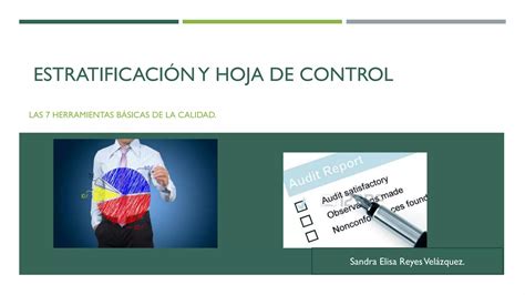 Estratificación Y Hoja De Control Ppt