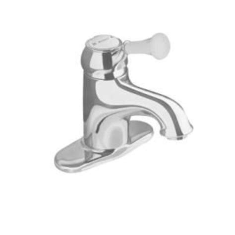 American Standard Standard Collection Monoblock Bathroom Faucet In Satin Nickel Finish The