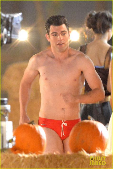 Max Greenfield Shirtless Speedo Sexy On New Girl Set Photo 2728157 Hannah Simone