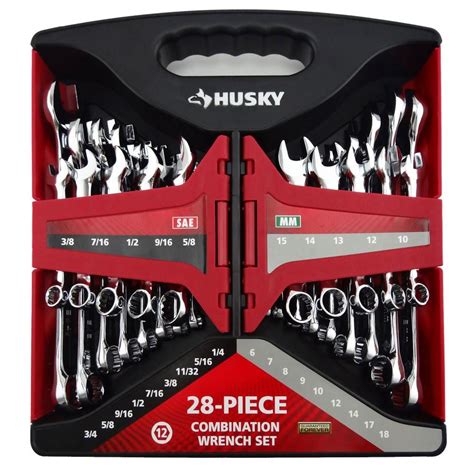 Husky Combination Wrench Set 28 Piece 28cw002nc The Home Depot