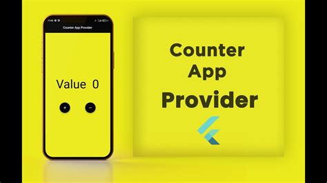 Flutter Counter App With Provider State Management Flutter Beginner