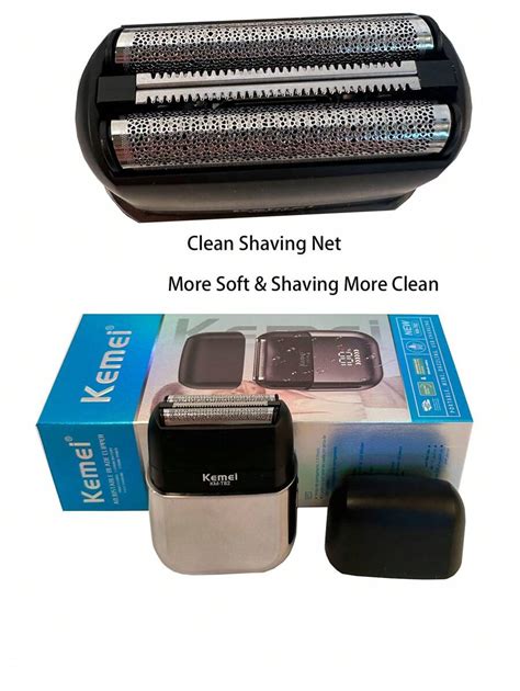 Kemei New Electric Shaver Lcd Display Reciprocating Razor Professional