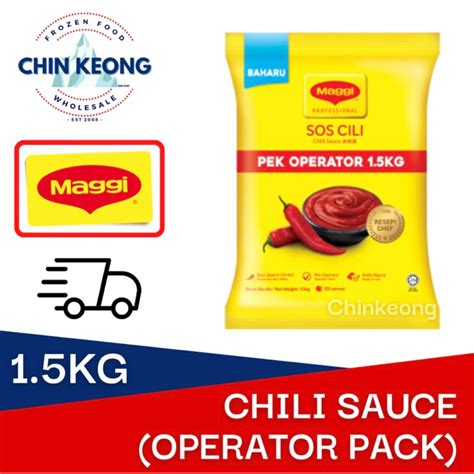 MAGGI CHILI SAUCE 1 5KG OPERATOR PACK Shopee Malaysia