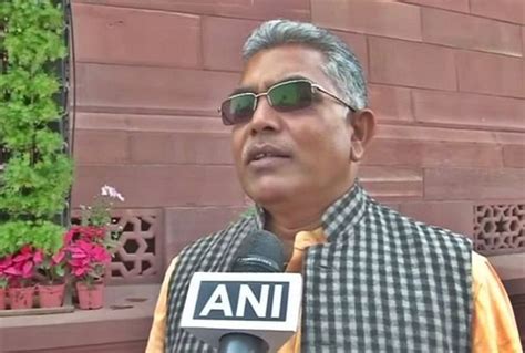 Case Registered Against West Bengal Bjp Mp Dilip Ghosh Over His Remarks