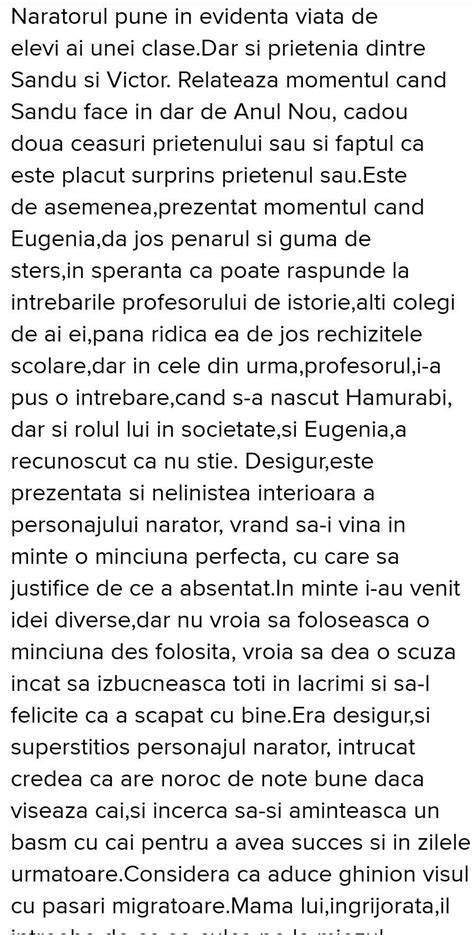 Cine Ma Poate Ajuta Cu Un Rezumat La Fiecare Povestire Din Cartea