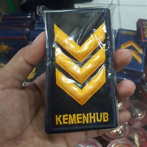 Jual Pangkat Kemenhub 2c Dongkernevi Bordir Shopee Indonesia