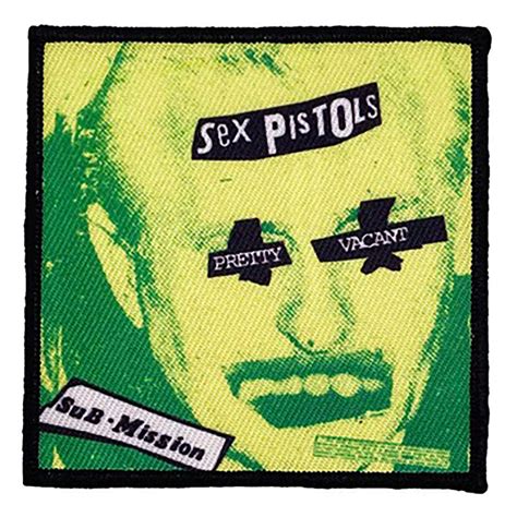 Sex Pistols Pretty Vacant Embroidered Patch 447615 Rockabilia Merch Store