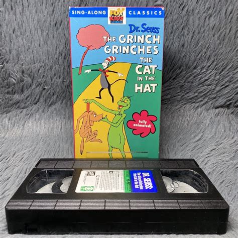 Mavin Dr Seuss The Grinch Grinches The Cat In The Hat Vhs Sing