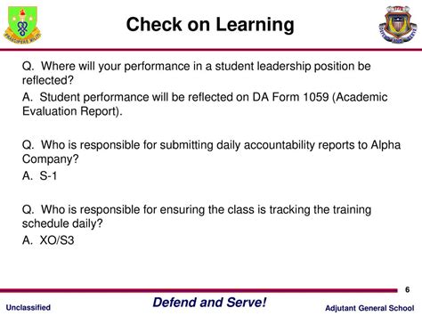 Review Expectation Of Student Leadership Ppt Download