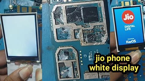 Jio Phone White Display Problem Jio F 220 White Display Solution Lyf