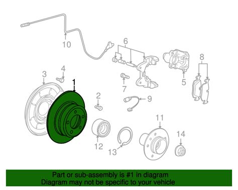 Genuine BMW 34 21 6 767 064 Disc Brake Rotor Rear FREE Shipping On