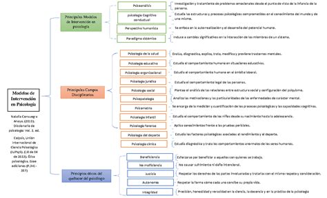 Cuadro Sinoptico Principales Modelos de Intervención en psicología